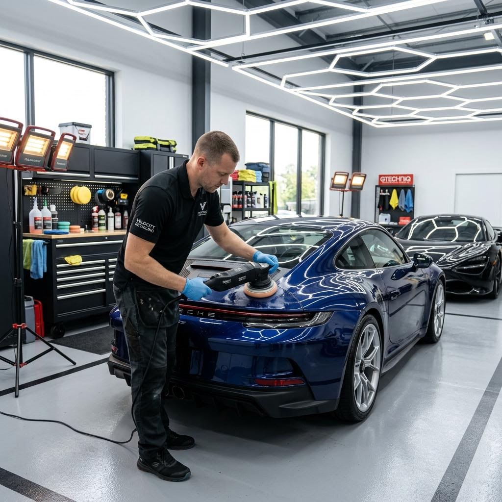 Paint decontamination and prep before ceramic coating installation
